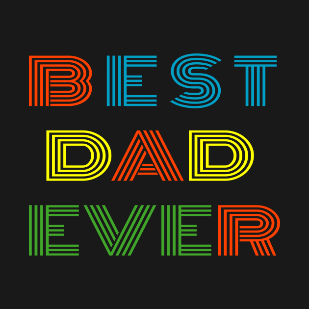 Best Dad Ever Vintage by Sabahmd