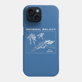 YF-21 Blueprint Phone Case