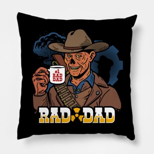 Rad Dad Gift For Father's Day Pillow