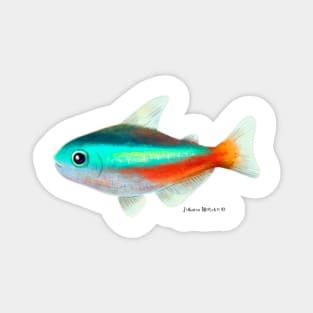 Neon Tetra Fish Magnet