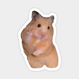 Peace Hamster Magnet