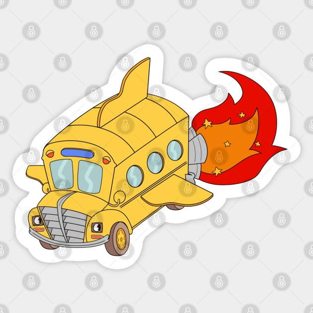 The Magic School Bus - Magic School Bus - Sticker | TeePublic The Magic School Bus - Magic School Bus - Sticker | TeePublic