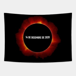 Solar Eclipse December 14, 2020, Chile, Argentina, Spanish Tapestry