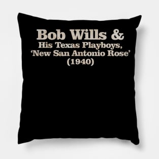 Nyindirprojek Bob Wills & His Texas Playboys Pillow