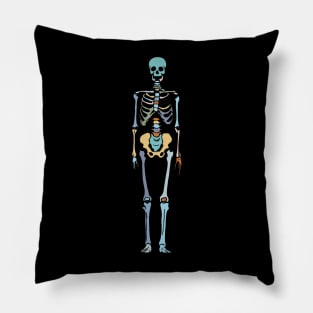 Skeleton 4 Pillow