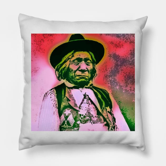 CHIEF RED CLOUD-OGLALA LAKOTA SIOUX 3 Pillow by truthtopower