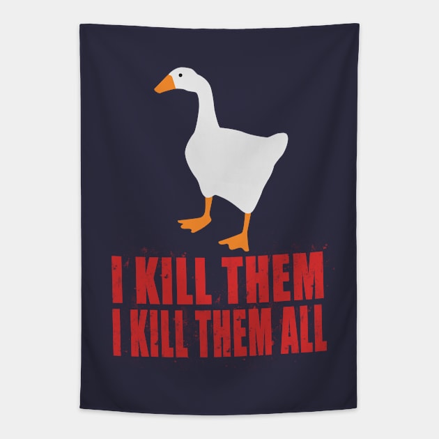 I KILL THEM ALL Tapestry by RetroFreak