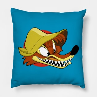 splash mountain brer fox vintage Pillow