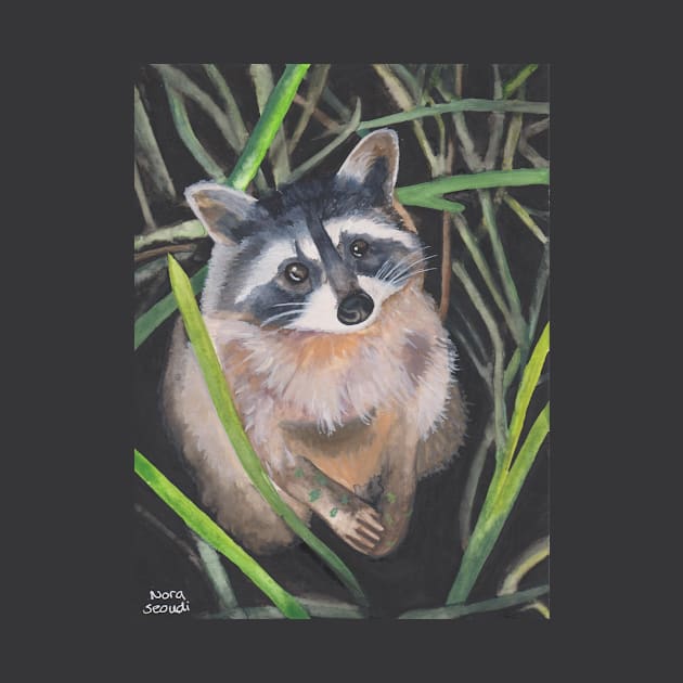 raccoon by Nora_Seoudi