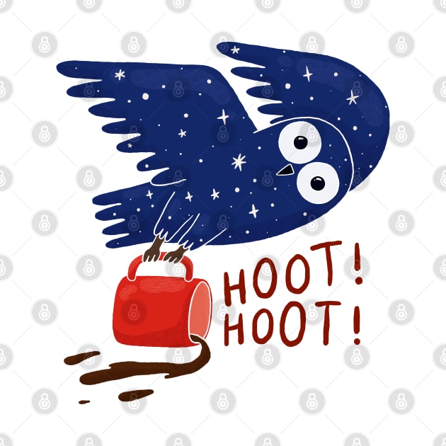 Hoot! Hoot! Owl Coffee by Tania Tania