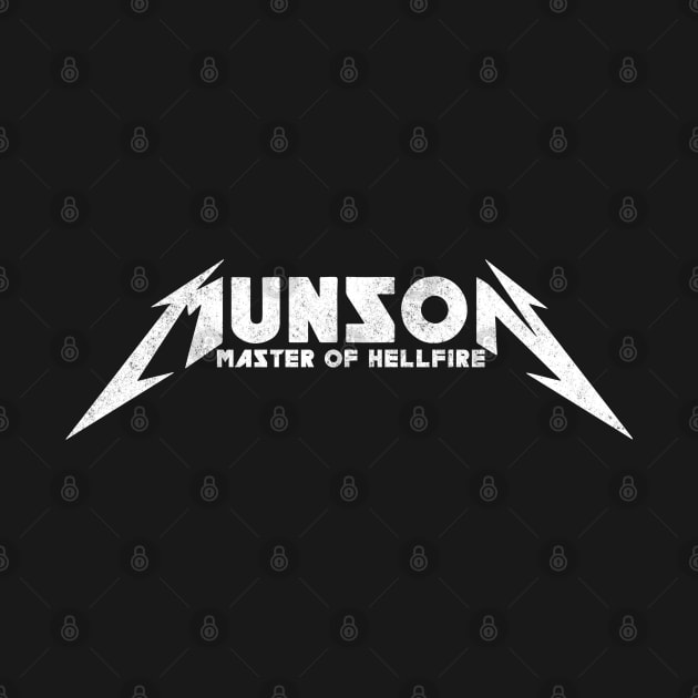 Munson master of hellfire - vintage logo by BodinStreet