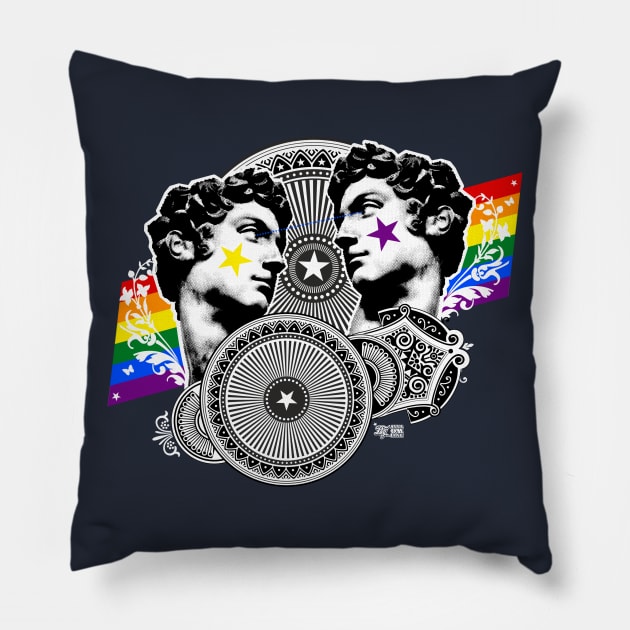 Proud to be gay Pillow by annaomline