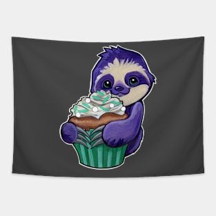 Cupcake sloth Tapestry