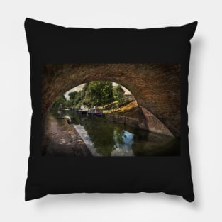 Painting Pewsey Bridge Pillow