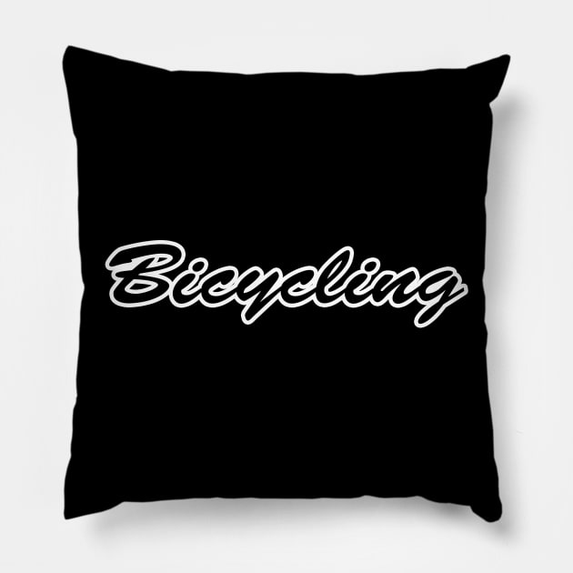 Bicycling Pillow by lenn