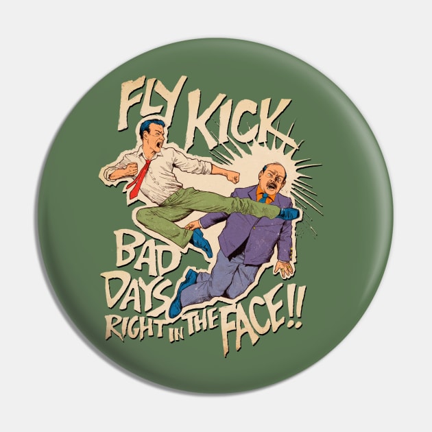 Fly Kick Pin by Moutchy