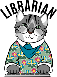 Librarian Cat Magnet