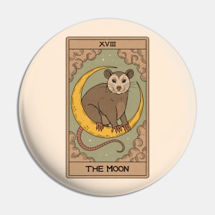 The Moon - Possum Tarot Pin