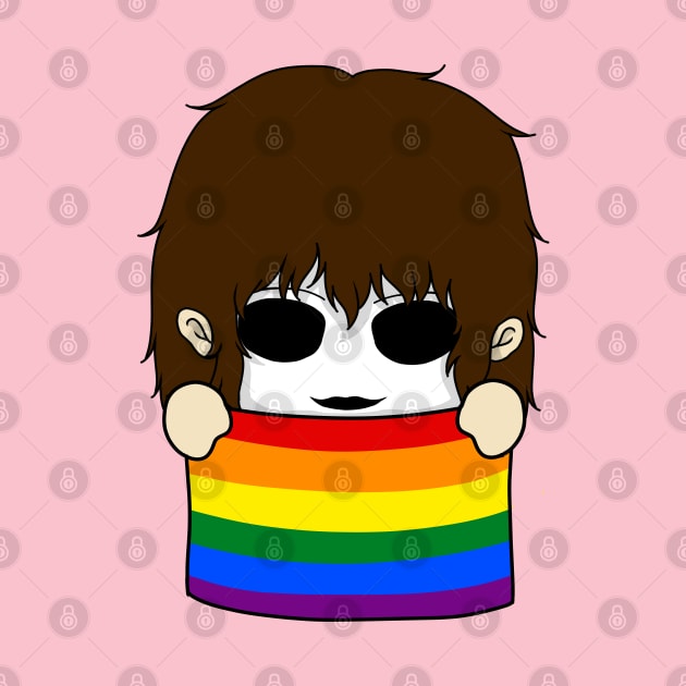 creepypasta pride chibi masky by LillyTheChibi