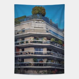 eco friendly building Tapestry