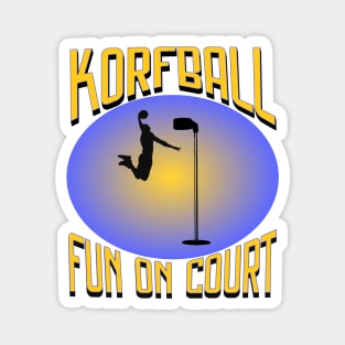 Fun on Court - Korfball Magnet