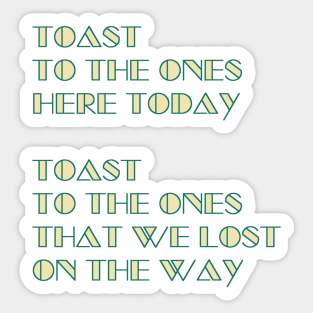 Lyrics Quotes Song Stickers Teepublic