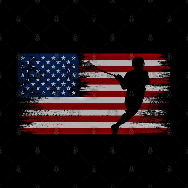 lacrosse american flag, by JayD World