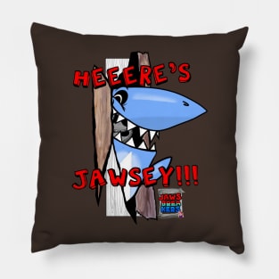 Heeere's Jawsey! Pillow