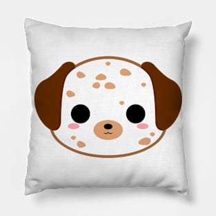 Cute Brown Dalmatian Pillow