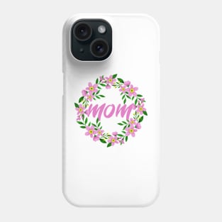Floral mom, Forget Me Not Floral Wreath, Floral Trendy Arrows Phone Case