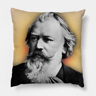 Johannes Brahms Portrait | Johannes Brahms Artwork 2 Pillow