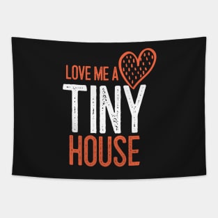 Tiny House Lover Design Tapestry