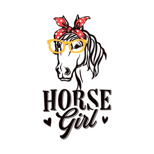 Cute Horse for Ladies and Girls T-Shirt