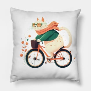 Pedaling paws Pillow