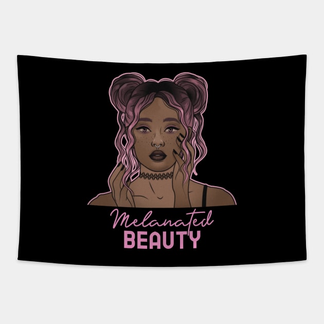 Melanated Beauty Tapestry by Hypnotic Highs