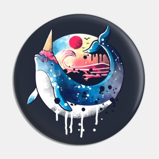 ice cream narwhal Pin