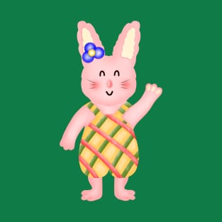 Cute pineapple Rabbit. T-Shirt