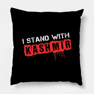 I Stand With Kashmir, Free Kashmir Resolve Political Issue Pillow