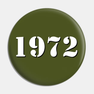 Retro 1972 Pin