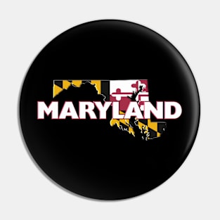 Maryland Colored State Pin