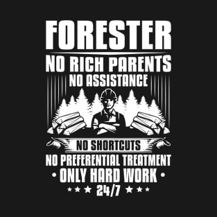 Forester Forestry Woodsman Woodman Forest Trees T-Shirt