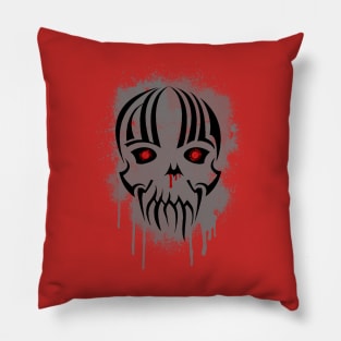 Cool Skull with Blood Drips - Bleeding Skull Pillow