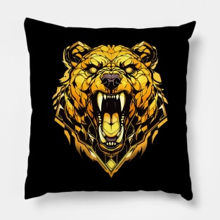 angry bear Pillow