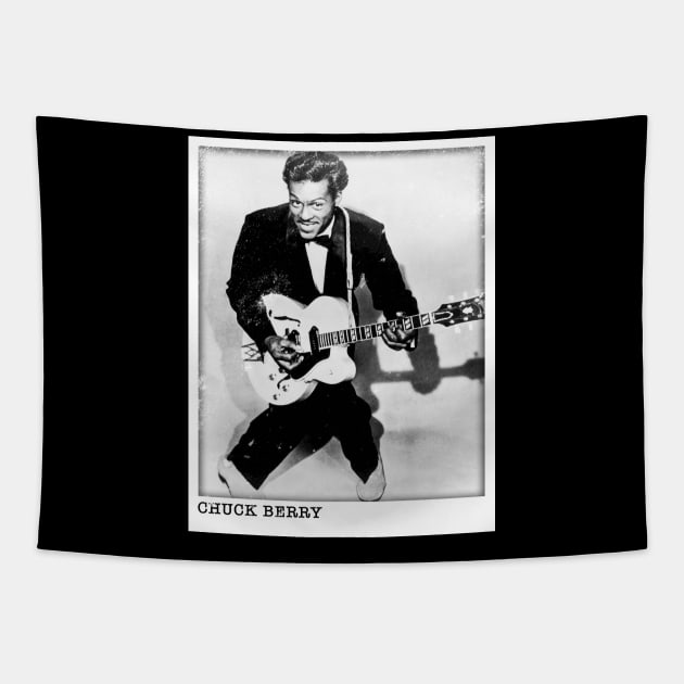 Vintage Classic Chuck Berry Tapestry by Nandin Putri