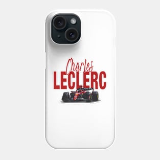 Charles Leclerc Racing Car Phone Case