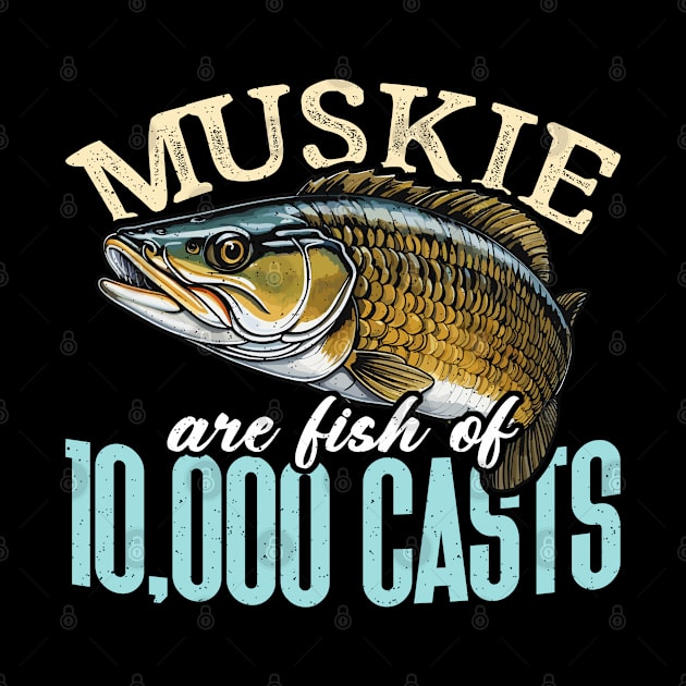 Musky Fishing Muskie Are Fish Of Predatory Fish by T-Shirt.CONCEPTS