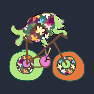 fish on bike T-Shirt