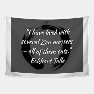 Buddhist Enso Quote Tapestry