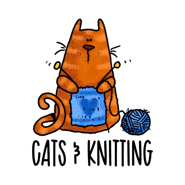 Cats & Knitting by Corrie Kuipers