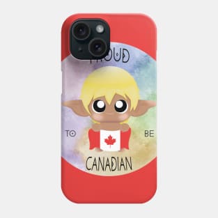 Proud to be Canadian (Sleepy Forest Creatures) Phone Case